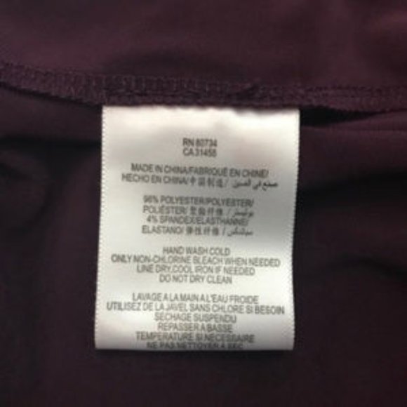 Max and Cleo Full Length Plum Gown Size 6 - Picture 7 of 7